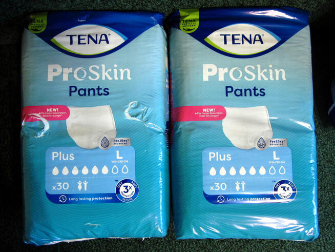 TENA ProSkin Pants L. Plus, Super, Night Super. 4 x 30 szt.