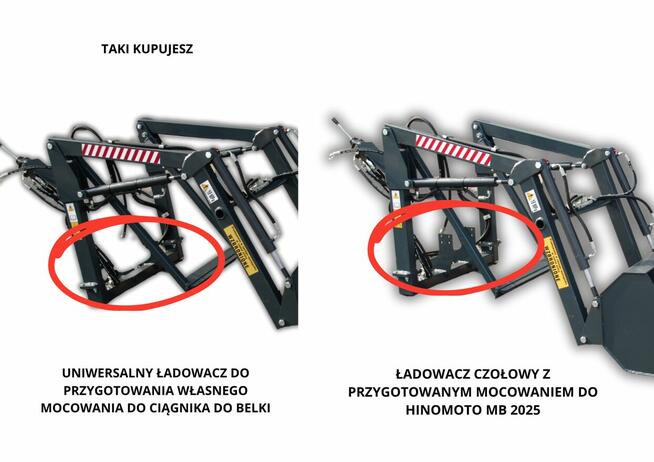 Nowość! Uniwersalny ładowacz do japońskich ciągników do 23