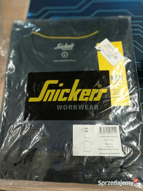 Koszulka Snickers 2590 Logo- Granatowa