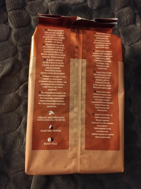 Kawa ziarnista lavazza crema aroma