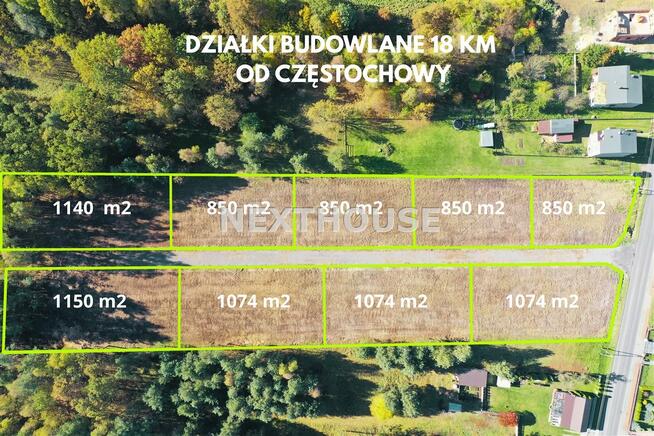 Działka budowlana Starcza