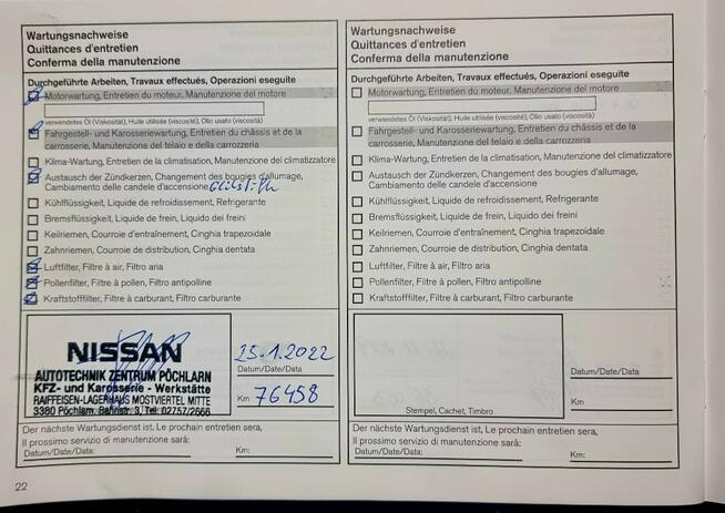 Nissan Juke Pisemna Gwarancja 12 miesięcy