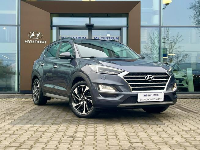 Hyundai Tucson 1.6T 177KM 4WD 7DCT PREMIUM Panorama Skóra Salon PL FV23%