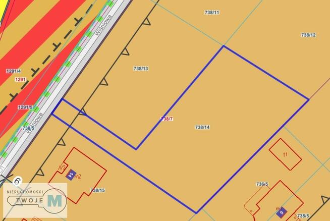 Działka budowlana Miedziana Góra Kostomłoty Pierwsze