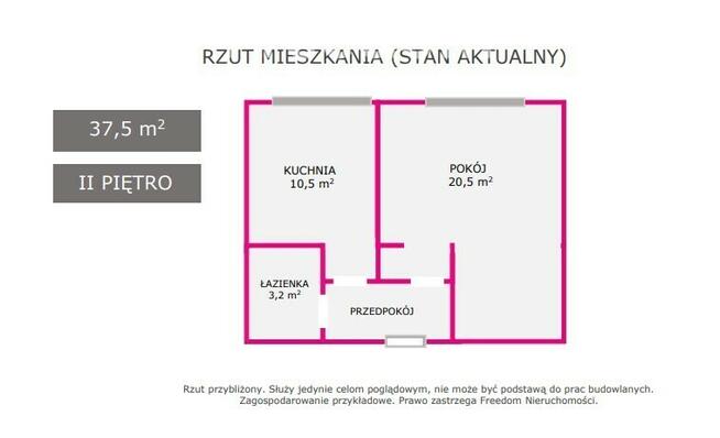 Kształtne 37,5m - idealne na start lub najem