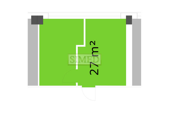 Biuro 27m2,pokój,recepcja w byłej fabryce Włochy