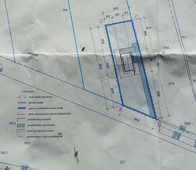 Działka Włoszczowa Dąbie