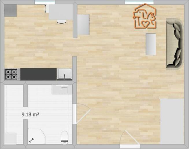 Kawalerka blisko stadionu Górnika,Czarnieckiego 26