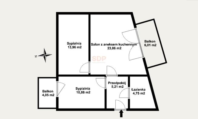 Mieszkanie Wrocław Śródmieście, Kleczków, Wybrzeże Conrada - Korzeniowskiego