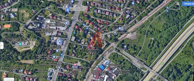 Działka budowlana Kraków Podgórze, Borek Fałęcki, Zakopiańska