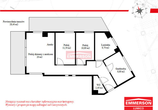Tarasy 28m2, Kameralne, Ruczaj
