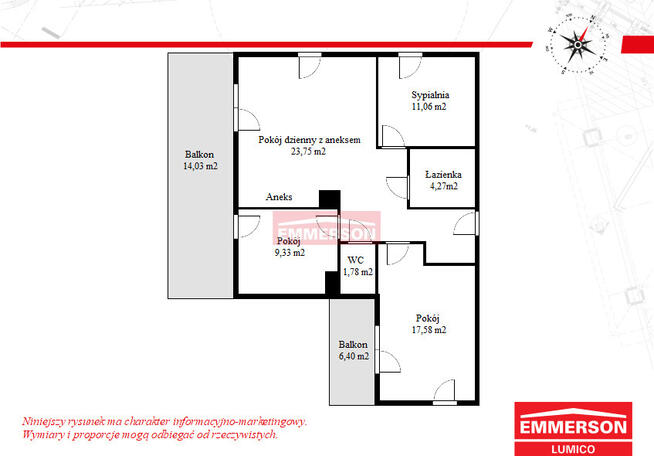 Ostatnie piętro, Widokowe, 2 - balkony