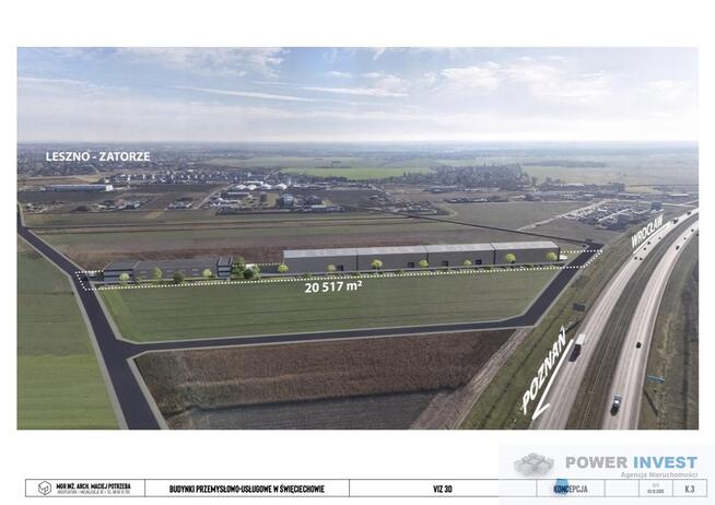 Grunt inwestycyjny 2,05 ha przy S5 – Święciechowa