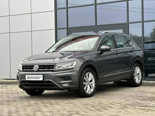 Volkswagen Tiguan 2 Kpl.kół LED Asystent Grzane fotele Android Climatronic x3 GWARANCJA