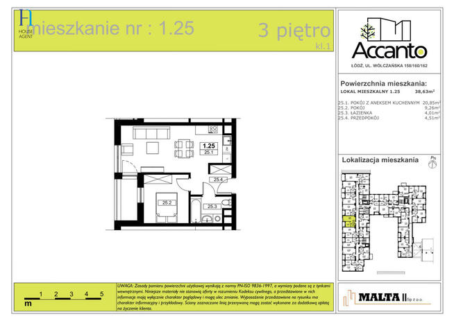 Mieszkanie Łódź gm. Łódź-Śródmieście Śródmieście, Wólczańska