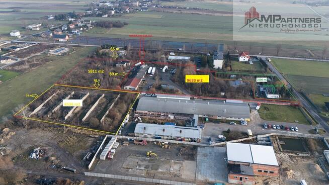 Działka inwestycyjna 15 444m2 z magazynem 646m2
