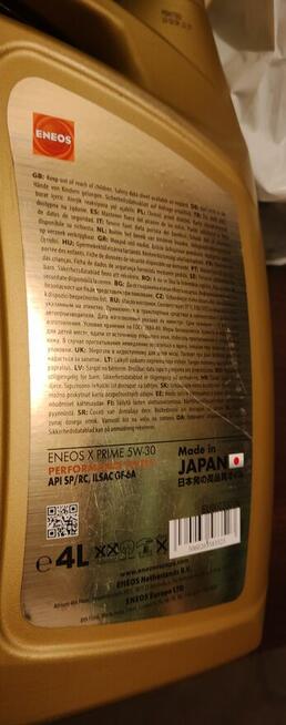 ENEOS OLEJ X PRIME 5W30 4L japoński olej syntetyczny