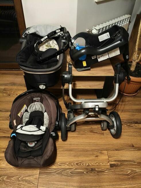 Nosidełko, wózek, baza, adapter, gondola Graco Trilogic