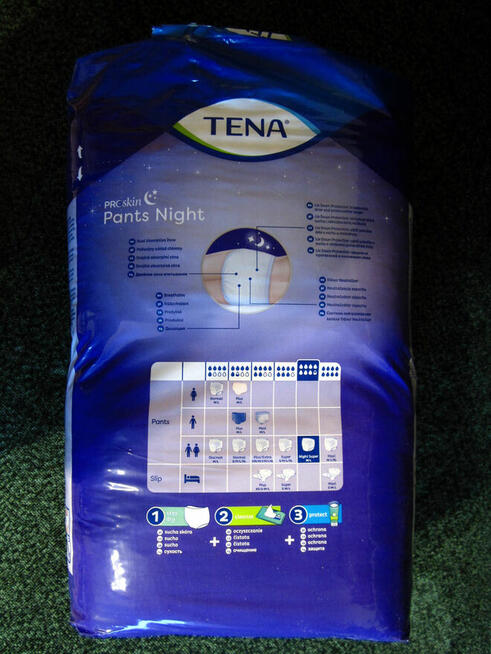 TENA ProSkin Pants L. Plus, Super, Night Super. 4 x 30 szt.