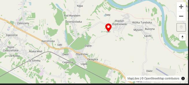 Sprzedam działkę z WZ, Zbydniów ,ul.Dąbie, gm. Zaleszany