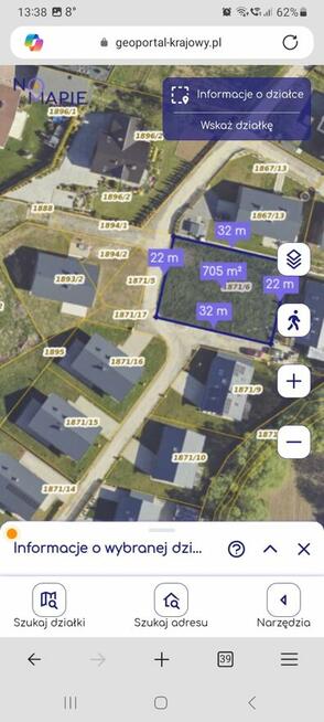 Sprzedam działkę 7arów ul. Partyzantów w Debicy