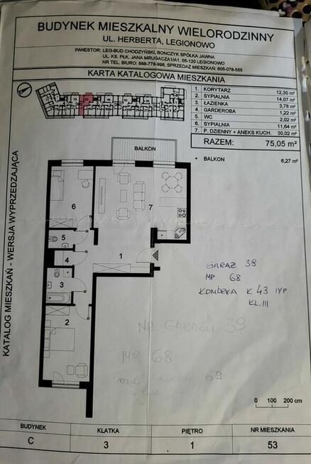 3 pokoje nowy blok, garaż miejsce parkingowe, komórka
