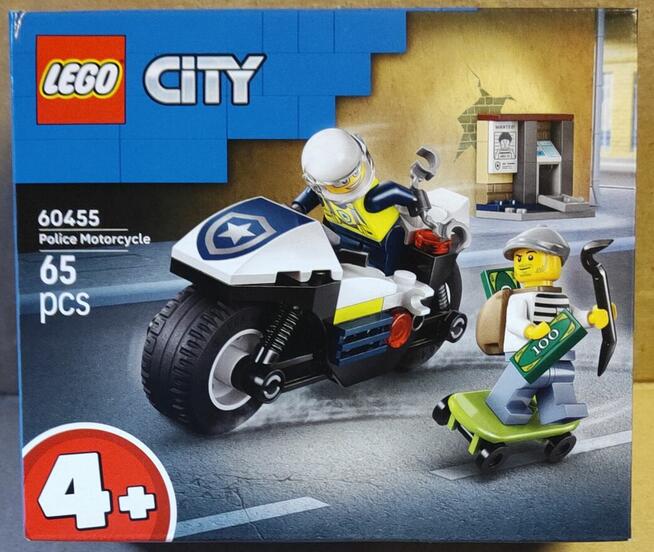 LEGO City 60455 Pościg na motocyklu policyjnym