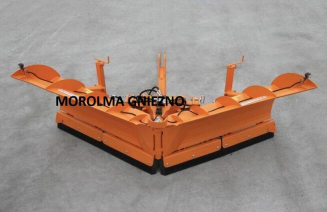 Pług śnieżny strzałka ROLMAKO hydrauliczny składany euro kom