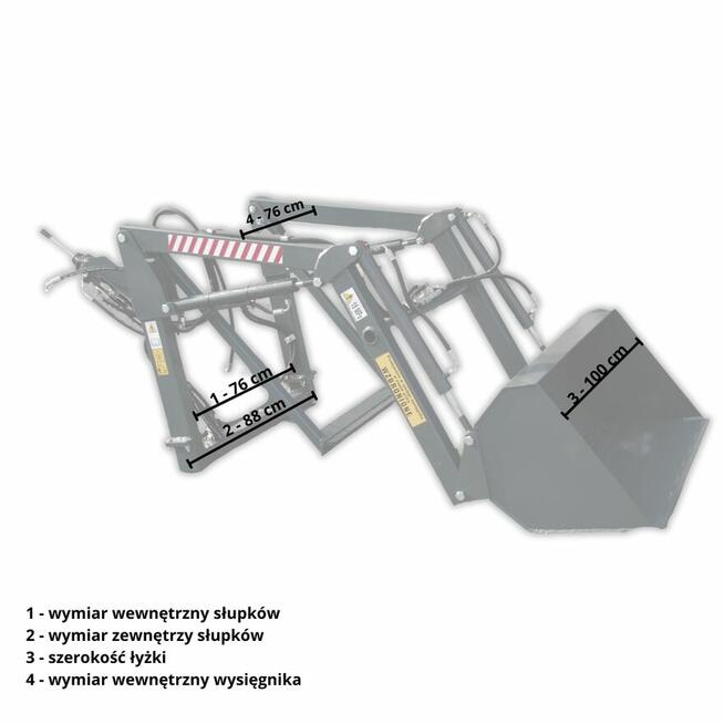 Nowość! Uniwersalny ładowacz do japońskich ciągników do 23