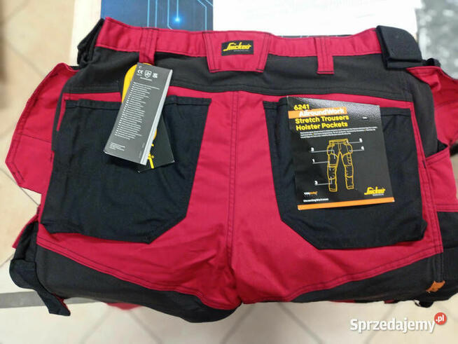 Snickers 6241 AllroundWork Red/Black – Rozmiar 54