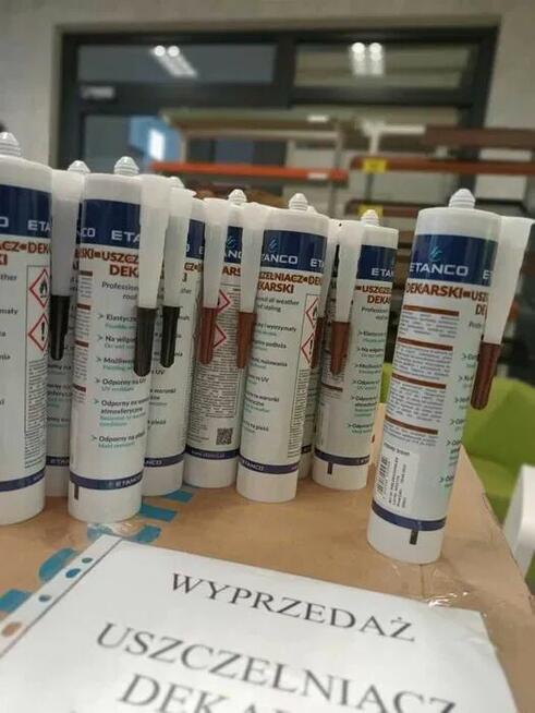 Uszczelniacz dekarski BRĄZOWY, CZARY, SZARY wyprzedaż