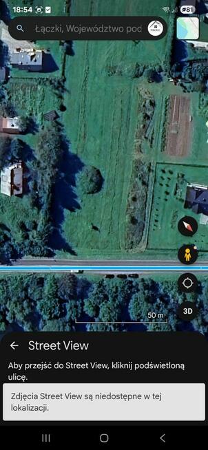 Sprzedam działkę budowlaną Łączki pow Lesko