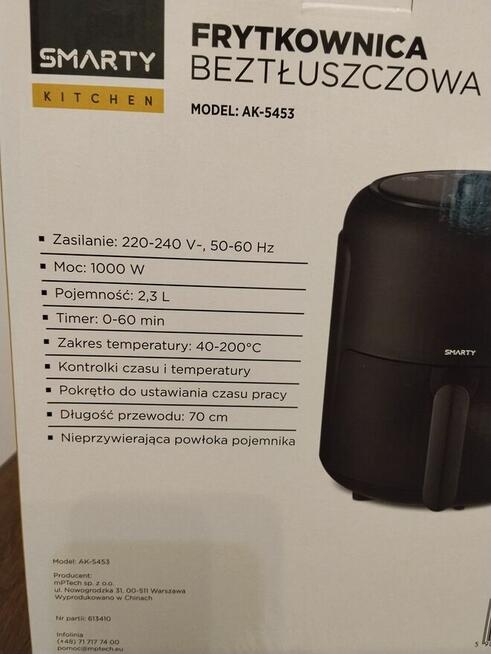 Frytkownica beztłuszczowa