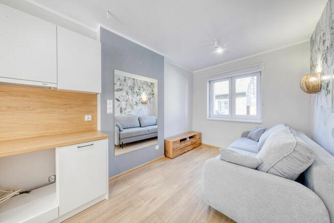 Kawalerka gotowa do zamieszkania, wysoki standard