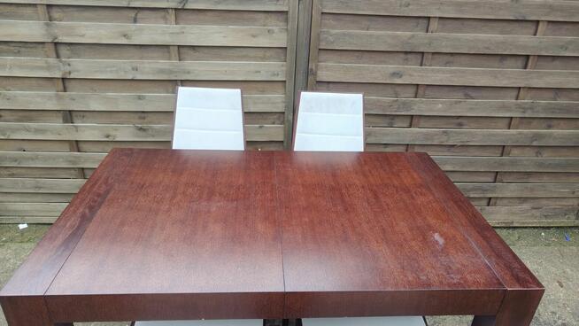 Komplet Paged stół rozkładany Cuba + 4 krzesła Linea Macao