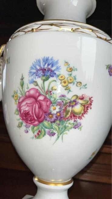 Amfora Furstenberg. Germany. Ręcznie zdobiona. Syg. 1966