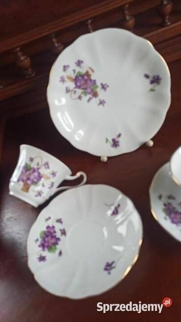 Fiołeczki. Filiżanka. Syg. Rheinpfalz. Germany.