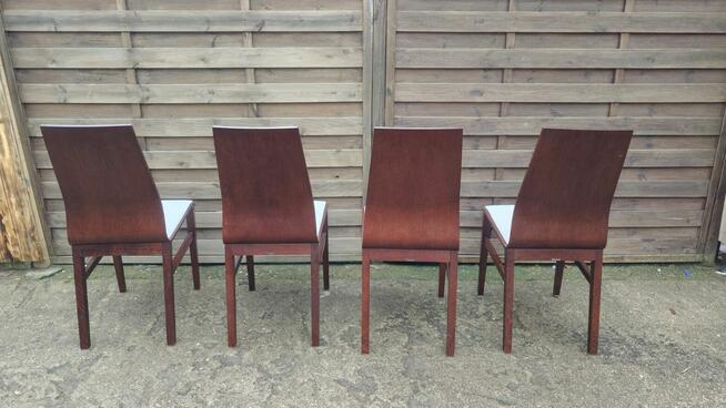 Komplet Paged stół rozkładany Cuba + 4 krzesła Linea Macao