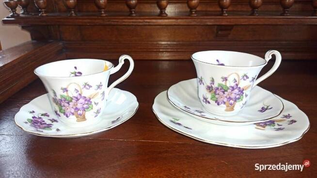 Fiołeczki. Filiżanka. Syg. Rheinpfalz. Germany.