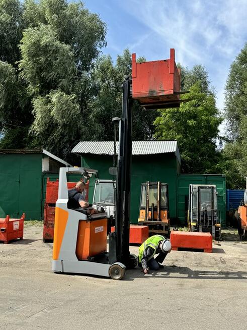 HUBTEX Wózek widłowy boczny Platformowy Boczna jazda bokiem