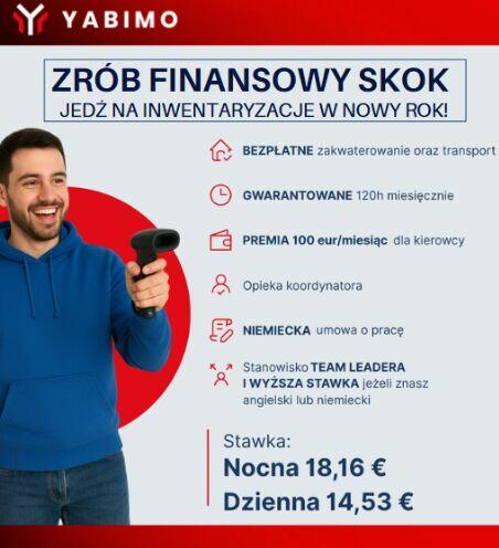 Liczenie towaru - inwentaryzacja Niemcy