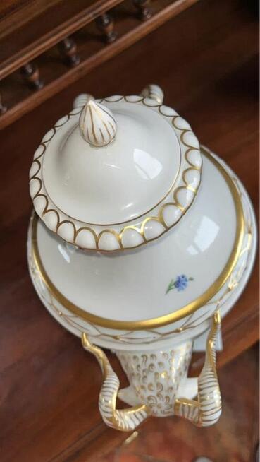 Amfora Furstenberg. Germany. Ręcznie zdobiona. Syg. 1966