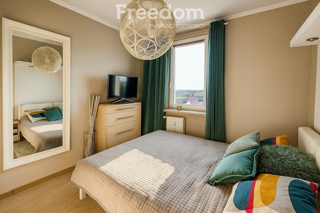 Jasne i przestronne mieszkanie z widokiem