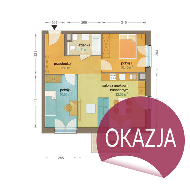 ⭐ ★ Katowice 3 pok. W promocyjnej cenie ⭐ ★