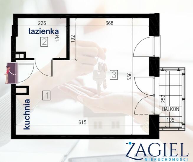 Nowy apartament z balkonem oraz garażem