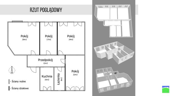 Mieszkanie Łódź Polesie, Gdańska