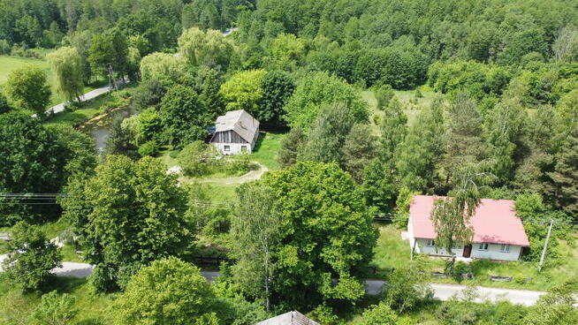 Dwa domy na dużej działce 100 km. od Warszawy.