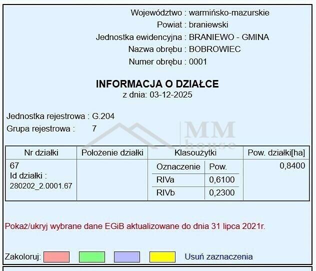 Duże działki rolne z potencjałem bud. po ok. 8000m