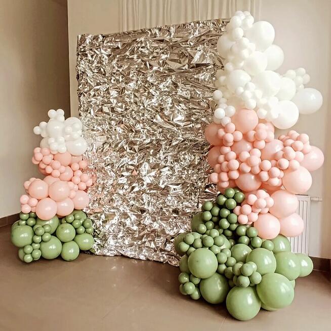 Ścianki z balonów, balony, dekoracje z balonów, girlandy