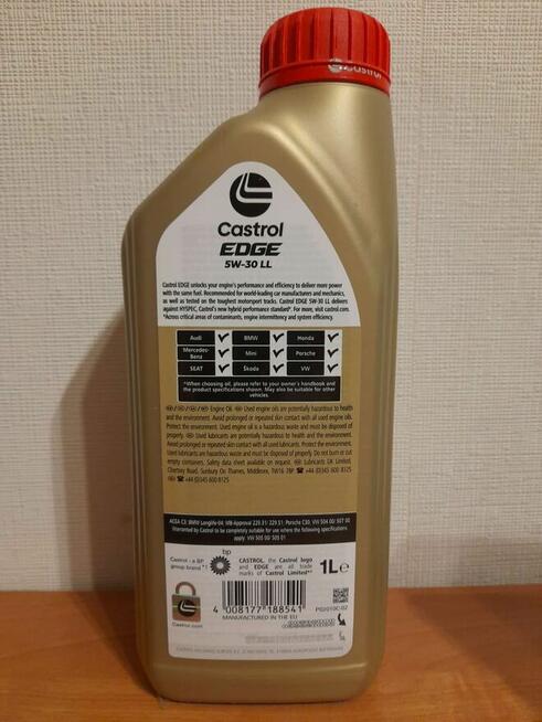 Olej silnikowy Castrol Edge 5W-30 5W30 1L 2025 r.